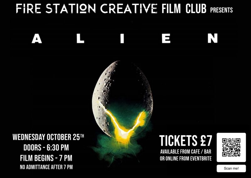 Alien at classic film club in Dunfermline