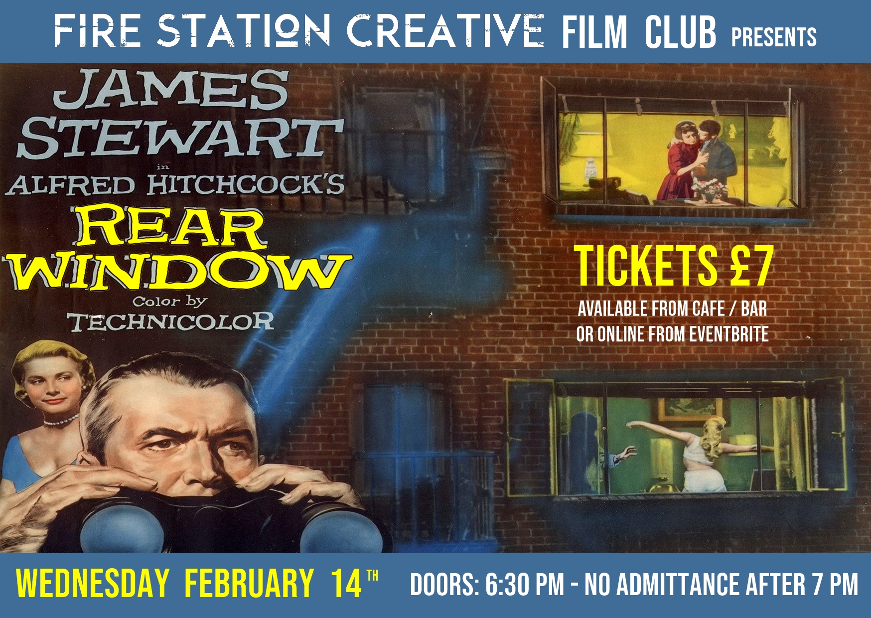 Rear Window classic film club in Dunfermline